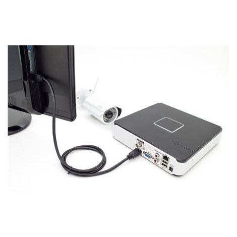 Kabel HDMI Typu A Męski na Męskim Złączu 19 Pinów, 3 m, Czarny - 3